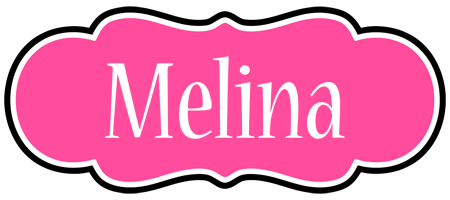 Melina invitation logo