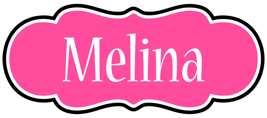 Melina invitation logo