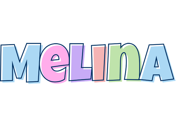 Melina pastel logo