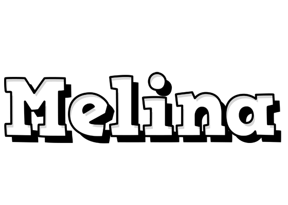 Melina snowing logo