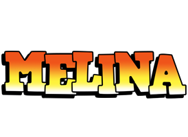 Melina sunset logo