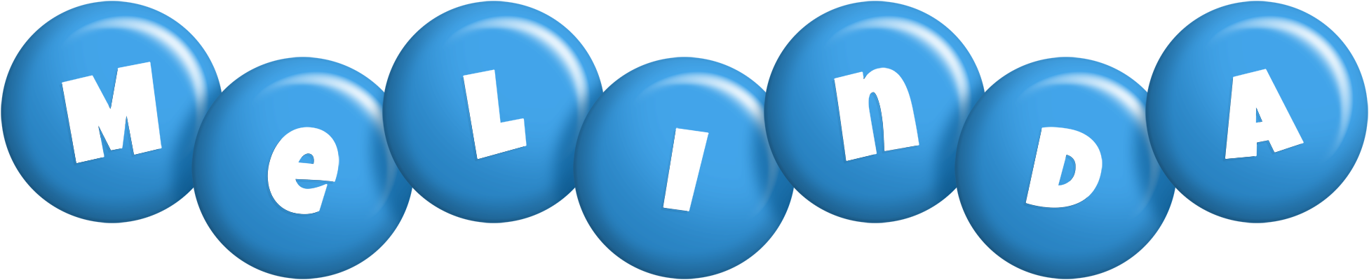 Melinda candy-blue logo