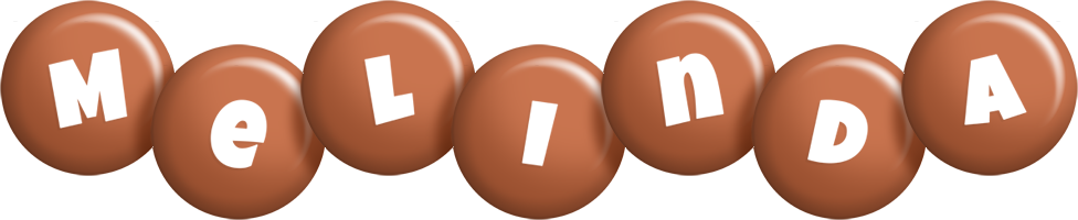 Melinda candy-brown logo