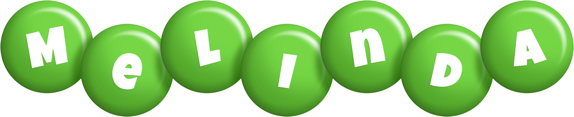 Melinda candy-green logo