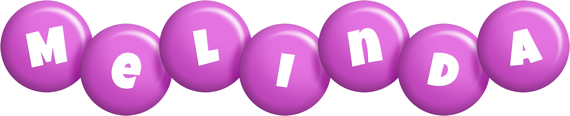 Melinda candy-purple logo