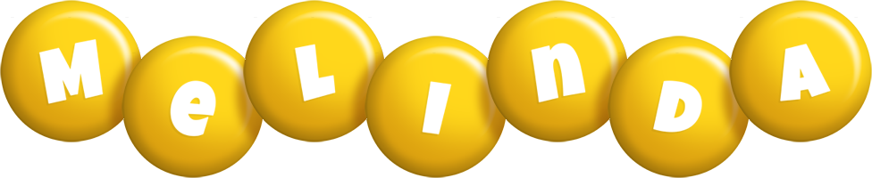Melinda candy-yellow logo