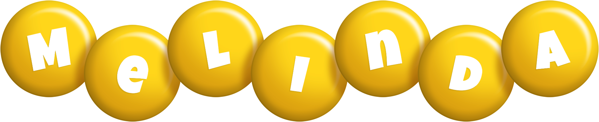 Melinda candy-yellow logo