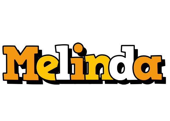 Melinda cartoon logo