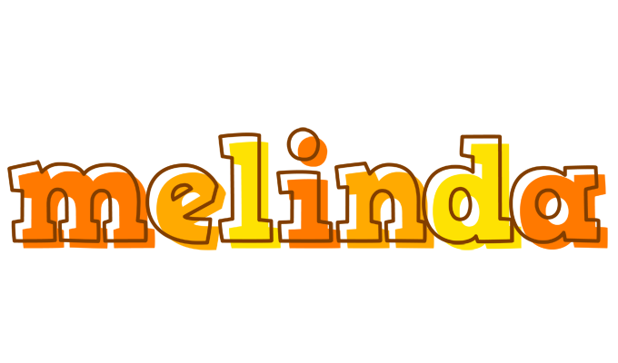 Melinda desert logo