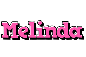 Melinda girlish logo