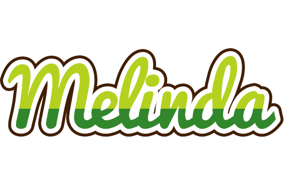Melinda golfing logo
