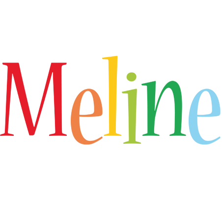 Meline birthday logo