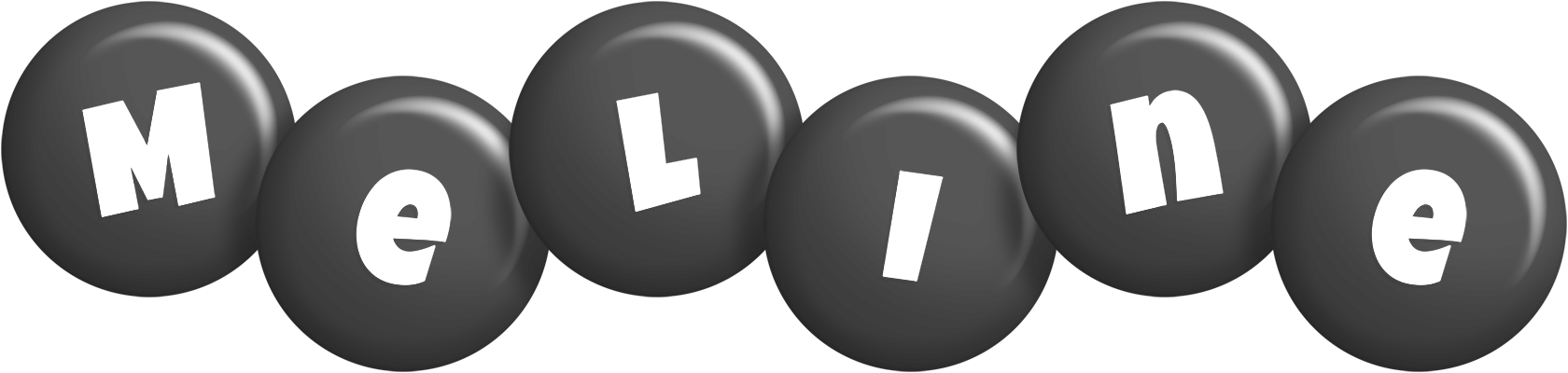 Meline candy-black logo