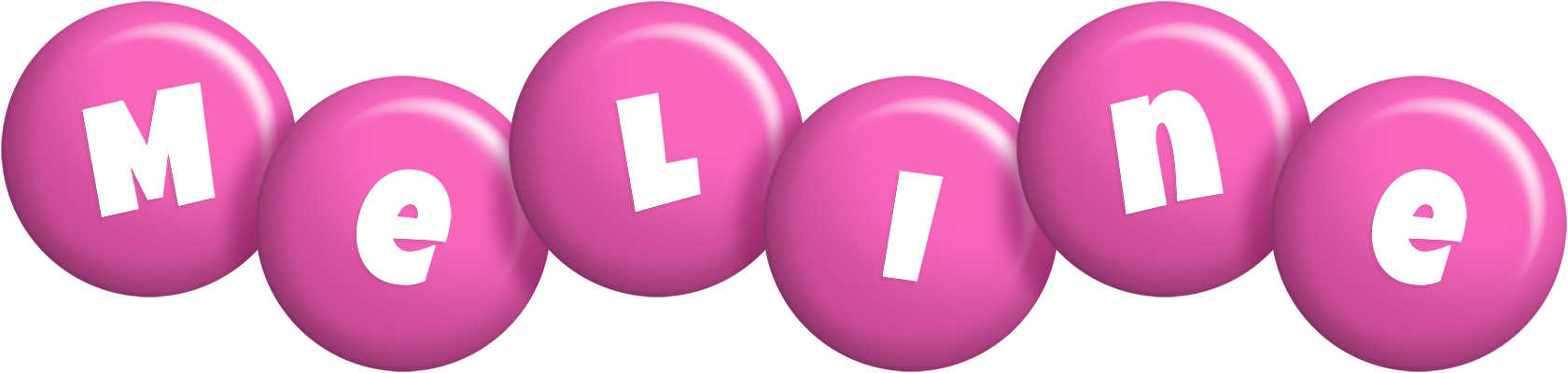 Meline candy-pink logo