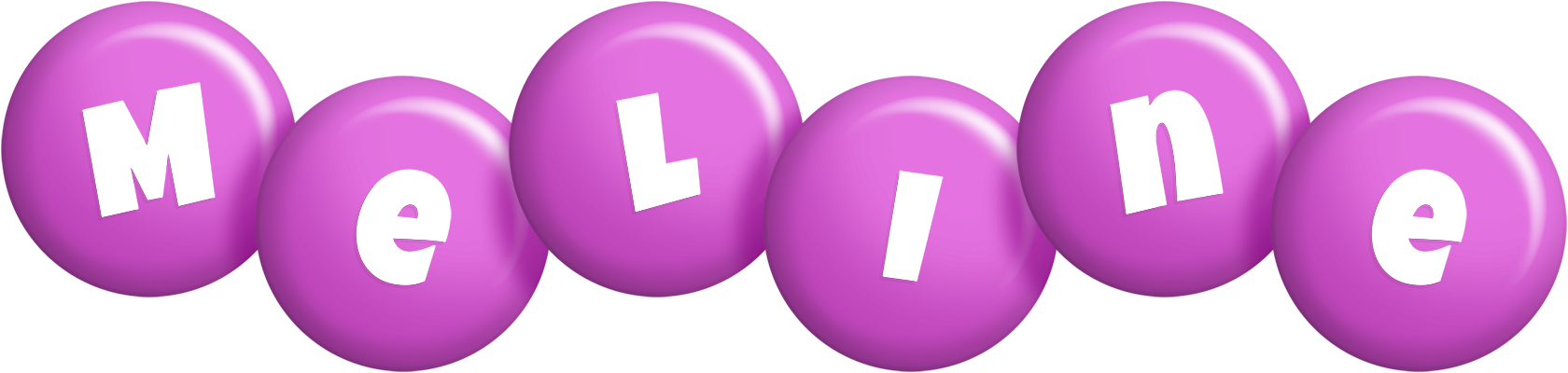 Meline candy-purple logo