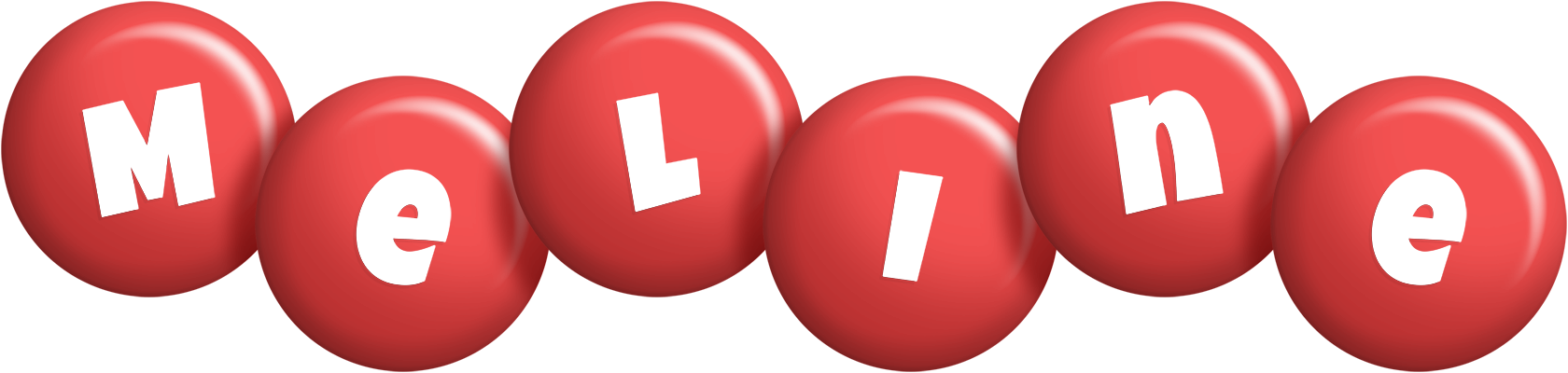 Meline candy-red logo