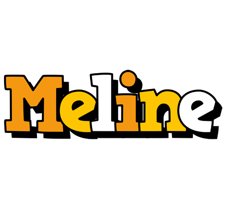 Meline cartoon logo