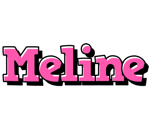 Meline girlish logo
