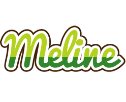 Meline golfing logo