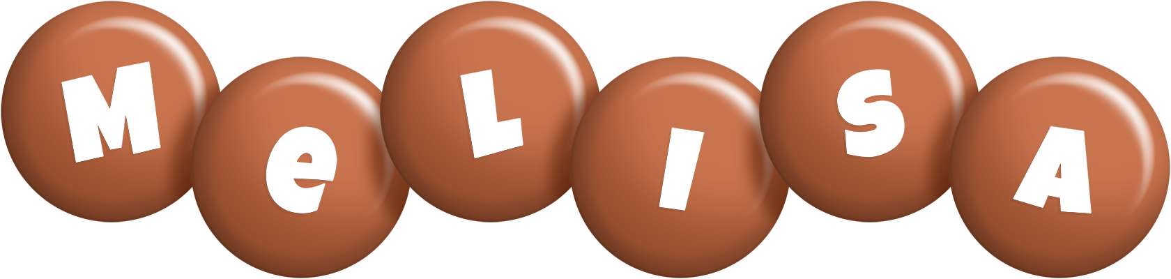 Melisa candy-brown logo