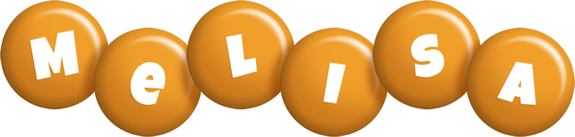 Melisa candy-orange logo