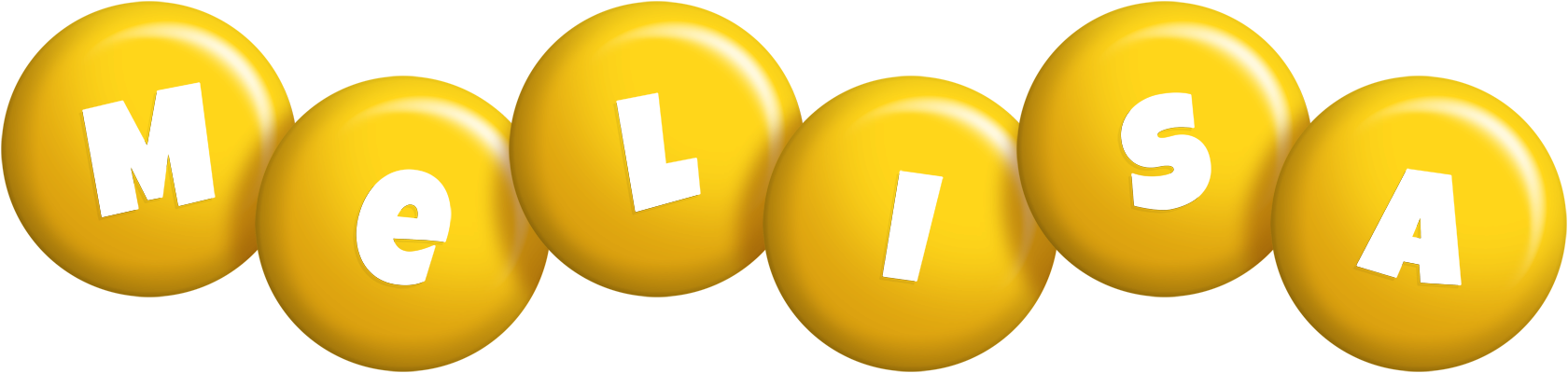 Melisa candy-yellow logo