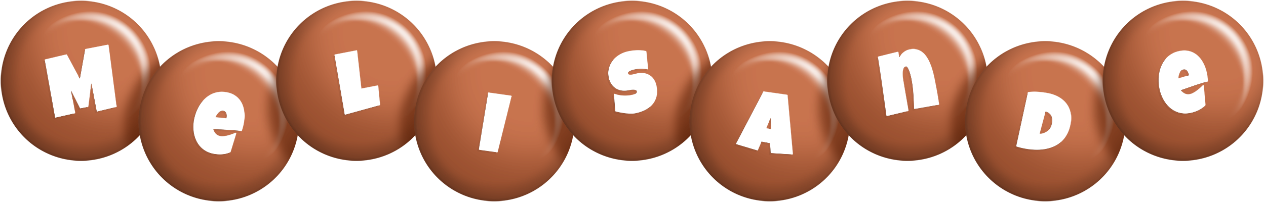 Melisande candy-brown logo