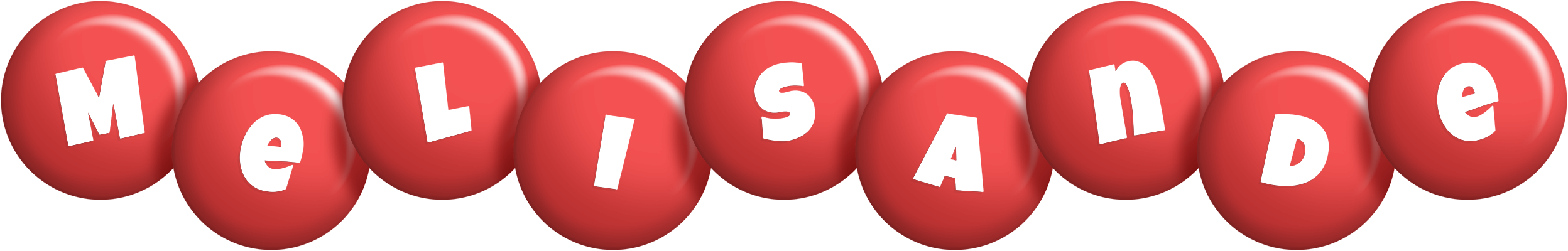 Melisande candy-red logo
