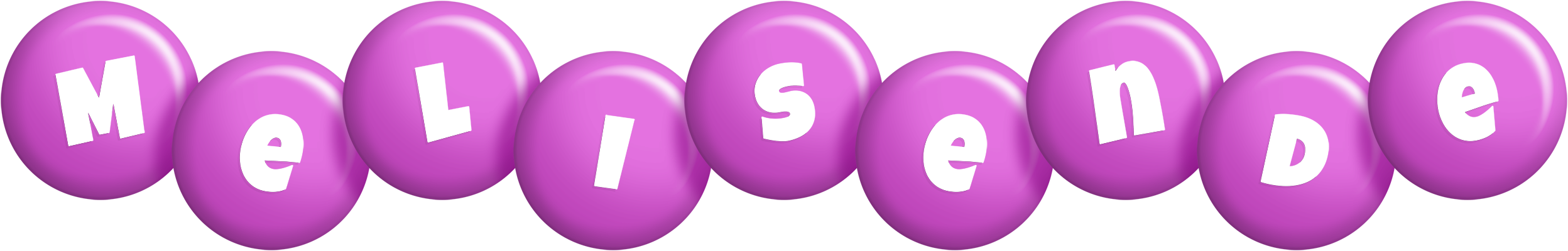 Melisende candy-purple logo