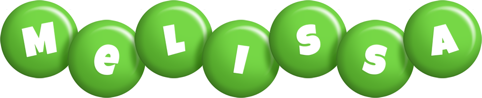 Melissa candy-green logo