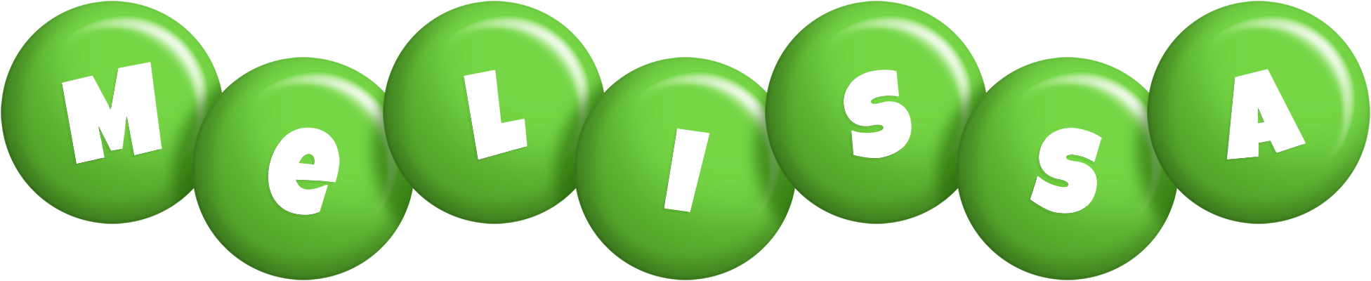 Melissa candy-green logo