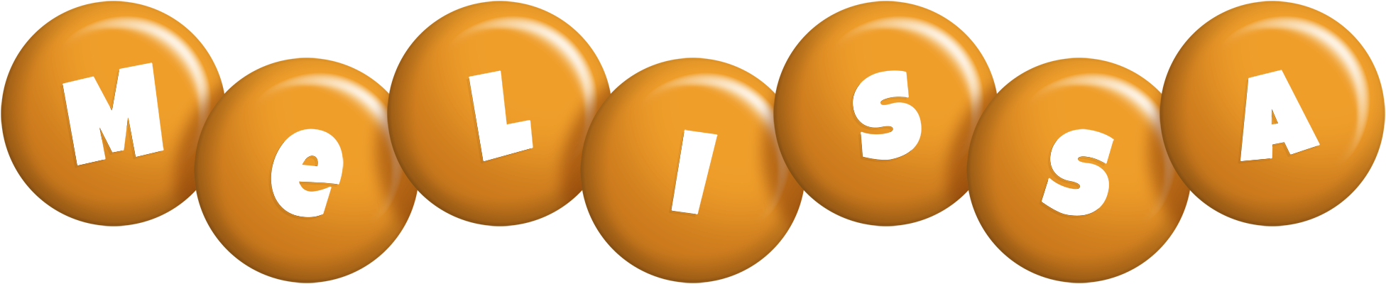 Melissa candy-orange logo