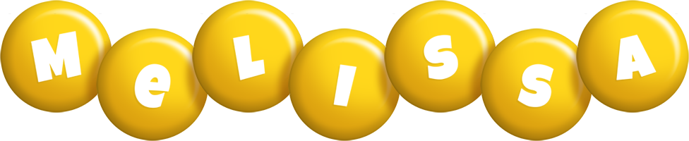 Melissa candy-yellow logo