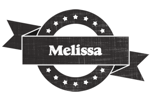 Melissa grunge logo