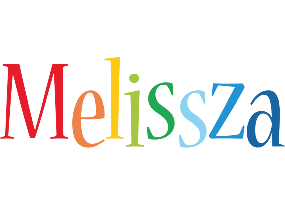 Melissza birthday logo