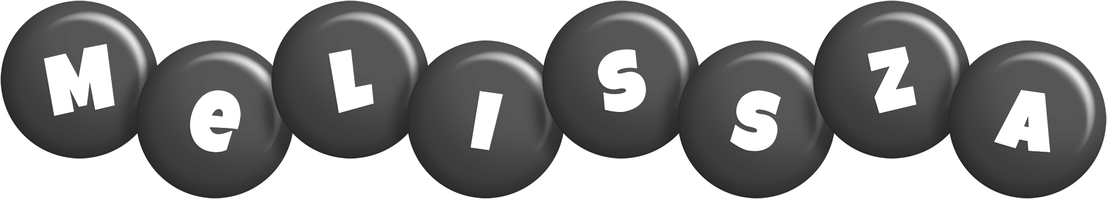 Melissza candy-black logo
