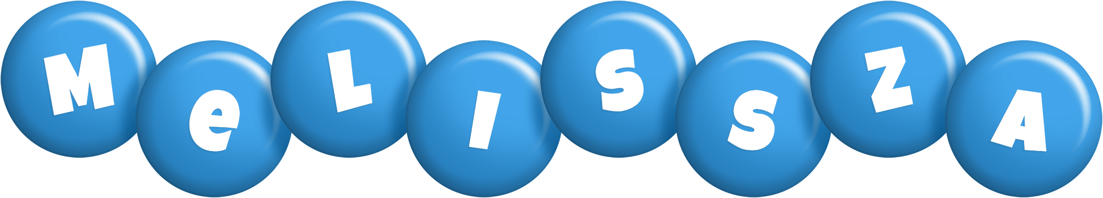 Melissza candy-blue logo