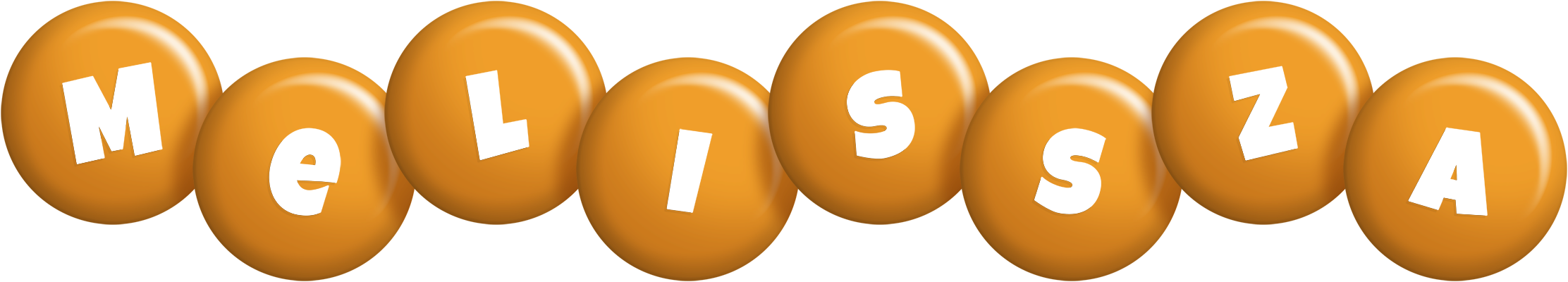 Melissza candy-orange logo