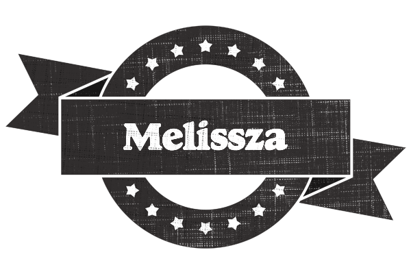 Melissza grunge logo