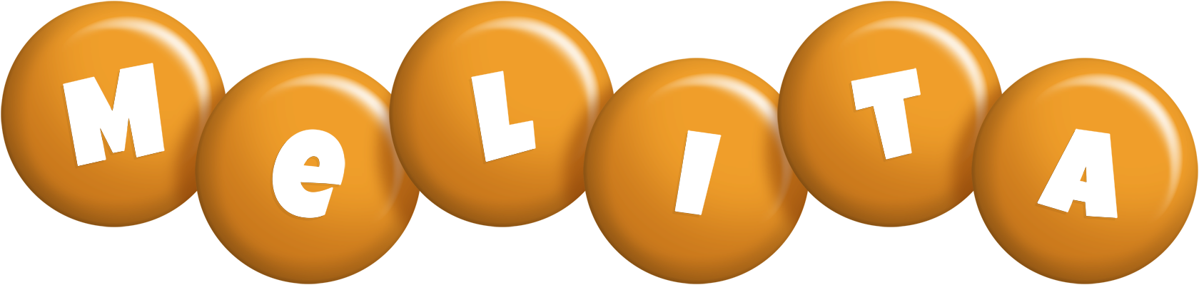 Melita candy-orange logo