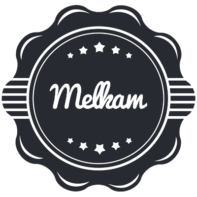 Melkam badge logo