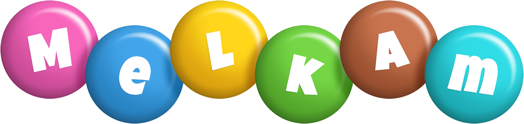 Melkam candy logo