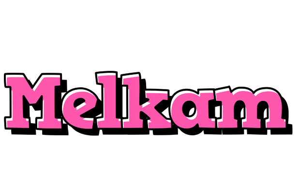 Melkam girlish logo
