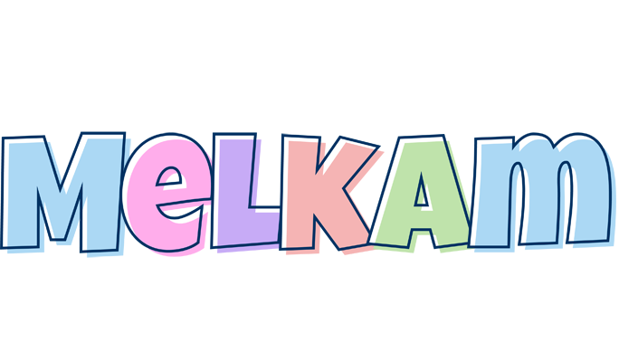 Melkam pastel logo
