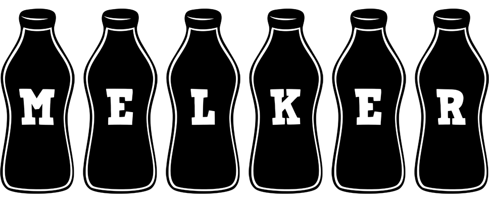 Melker bottle logo