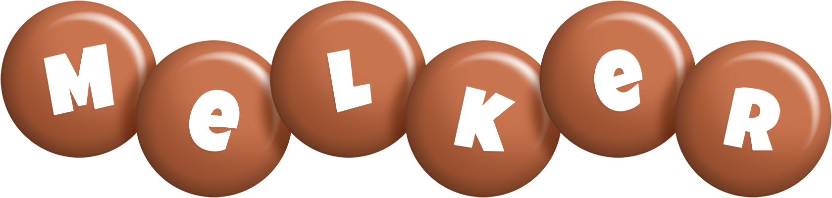 Melker candy-brown logo