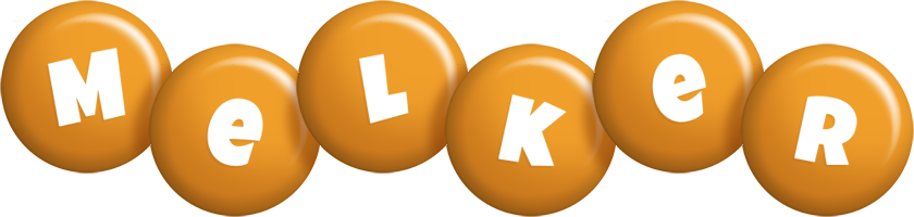 Melker candy-orange logo