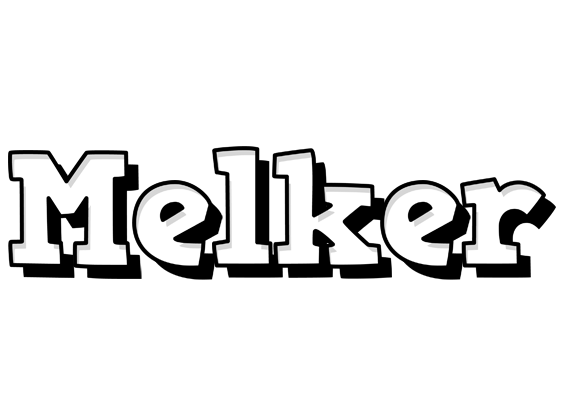 Melker snowing logo