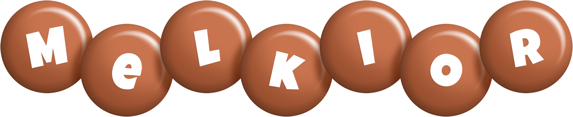 Melkior candy-brown logo
