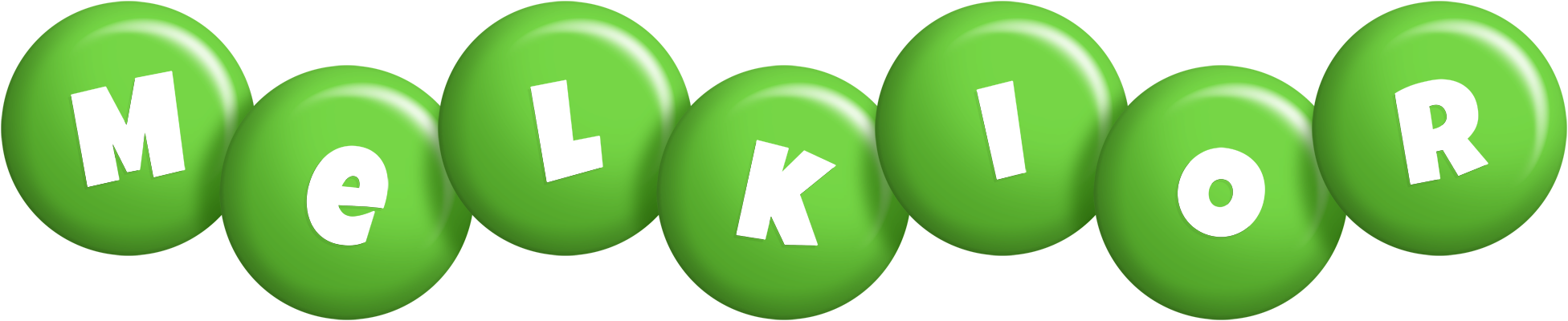 Melkior candy-green logo